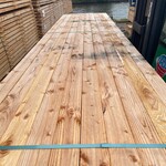 Ca. 128x Douglas Regels Fijnbezaagd, 50x75mm, lengte 500cm